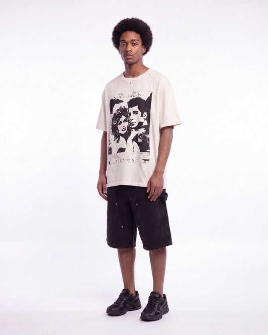 Triple Sevens Monogram Denim Shorts Black