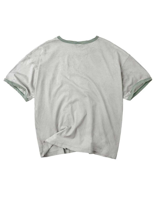 Vale Forever Camp Ringer Tee Green