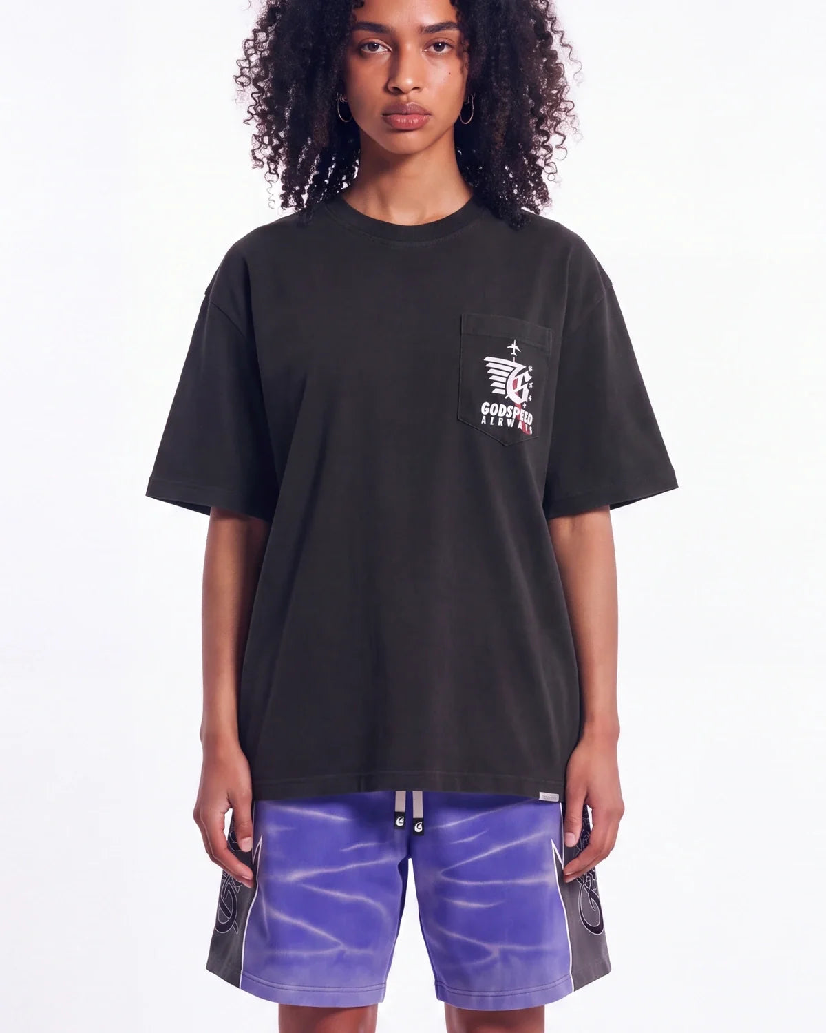 Godspeed GS Air Paris Pocket Tee Black Wash