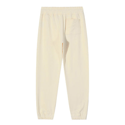 RHUDE embroidered slogan logo sweatpants
