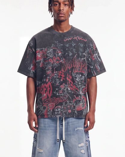 Godspeed Sketch Archive Tee Grey Wash