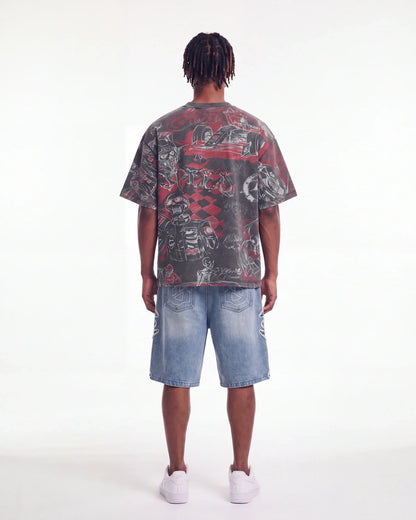 Godspeed Sketch Archive Tee Grey Wash