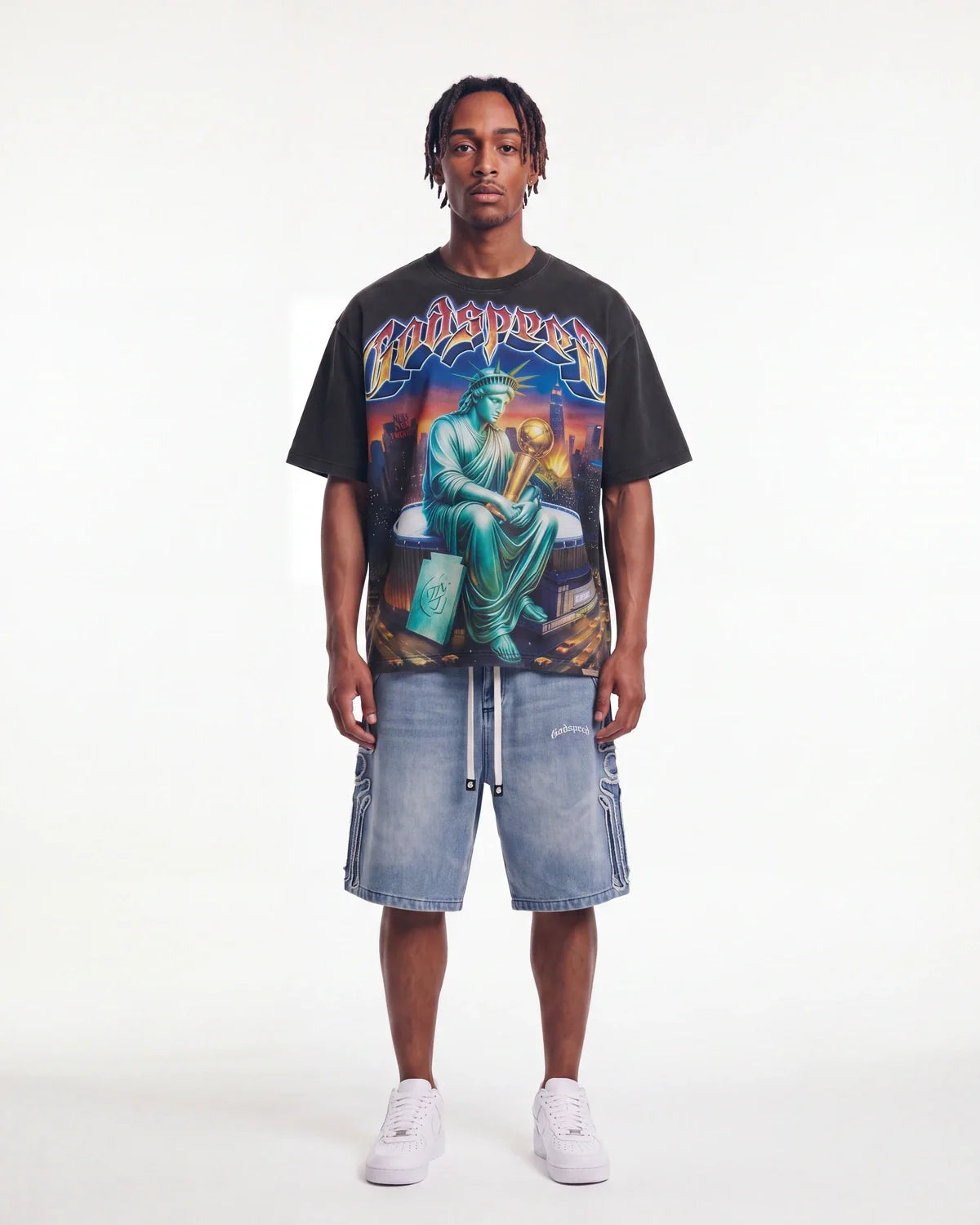 Godspeed Finally Tee Black