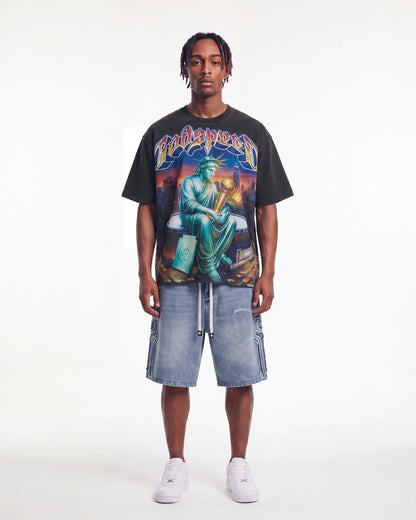 Godspeed Finally Tee Black