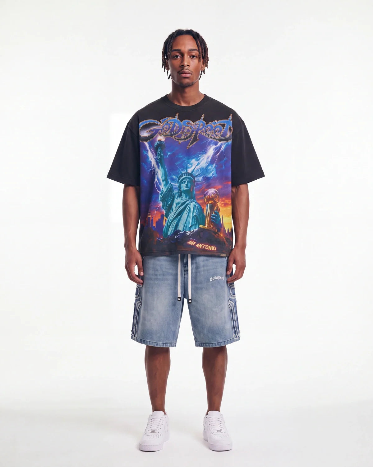 Godspeed Liberty Reigns Tee Black