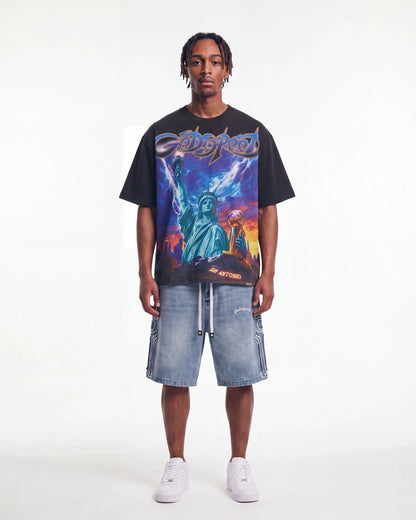 Godspeed Liberty Reigns Tee Black