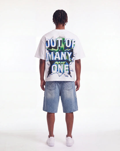 Godspeed Neighborhood Watch Tee White
