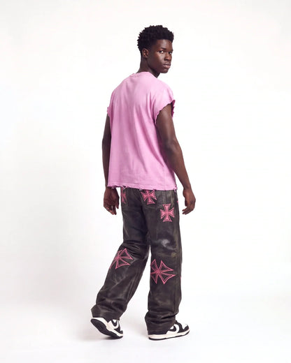 Vale Forever No Drugs Tank Pink