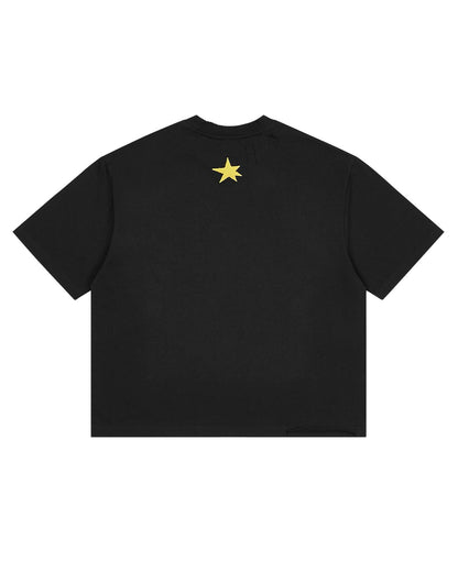 All Human White Ferrari V2 Tee Black