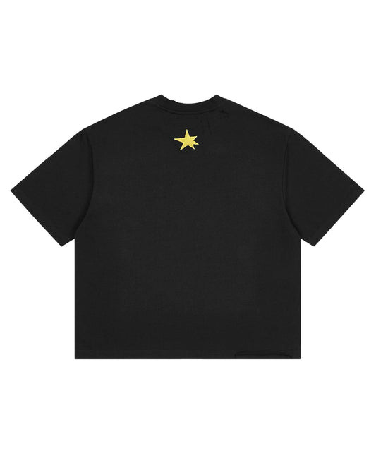 All Human White Ferrari V2 Tee Black
