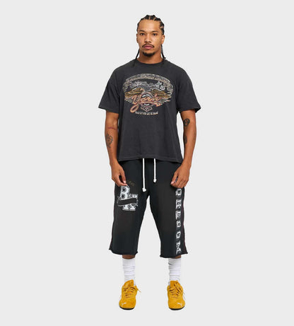 Boredom Kills Collegiate Sweatshorts Vintage Black