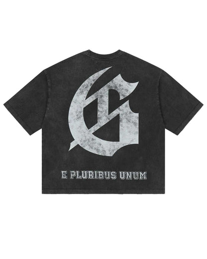 Godspeed Collegiate Tee Black Wash