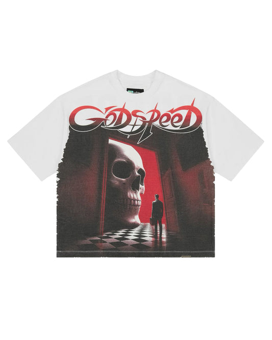 Godspeed Fate's Doorstep Tee Snow