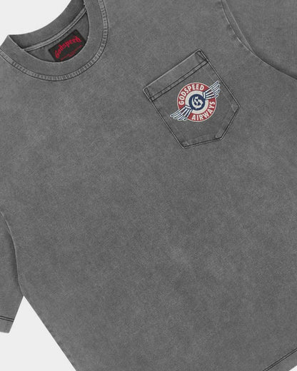 Godspeed GS Air NYC Pocket Tee Grey