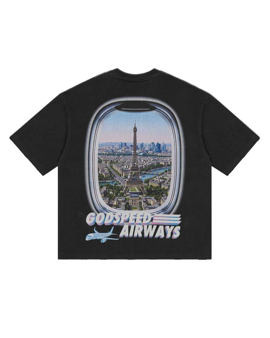 Godspeed GS Air Paris Pocket Tee Black Wash