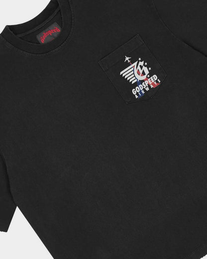 Godspeed GS Air Paris Pocket Tee Black Wash