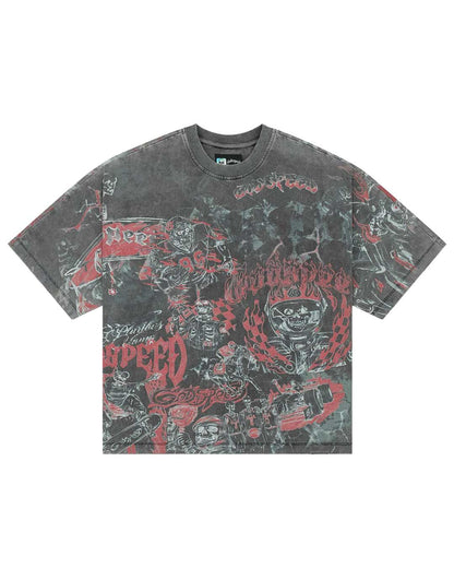 Godspeed Sketch Archive Tee Grey Wash