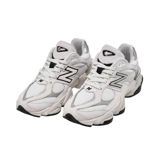 U9060JRB New Balance 9060 White Black Metallic Silver