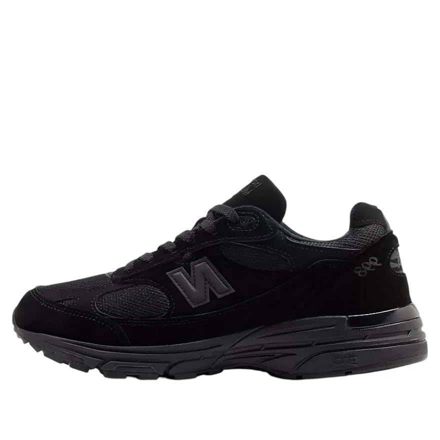 U993BL New Balance 993 MiUSA Triple Black Suede