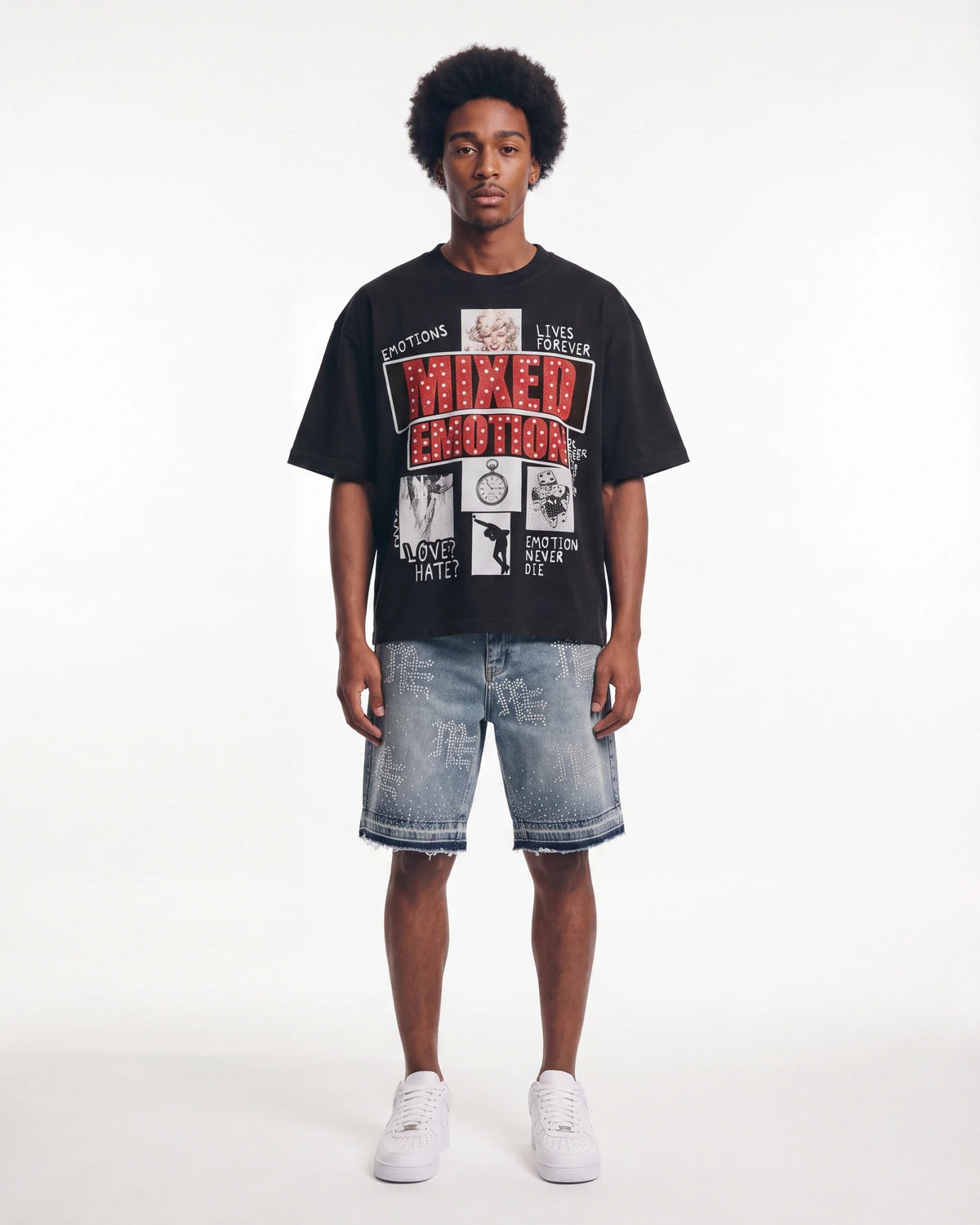 Mixed Emotions Lost Identity Tee Black