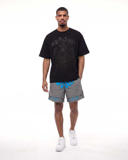 Sp5der OG Web Tee Phantom Black