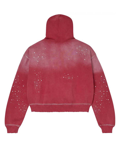 Vale Forever Classico Zip Up Hoodie Ruby Red