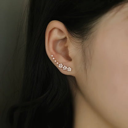 Aretes florales atemporales