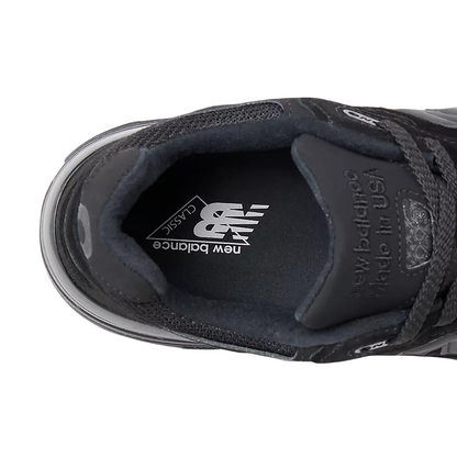 U993BL New Balance 993 MiUSA Triple Black Suede